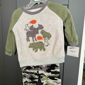Carter's Fleece Camo Set